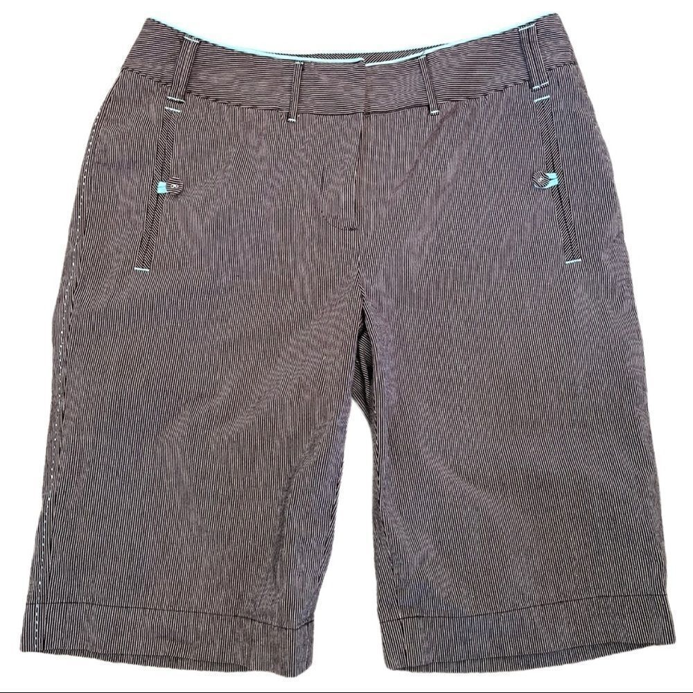 Cutter & Buck Annika Striped Golf Shorts Sz 8